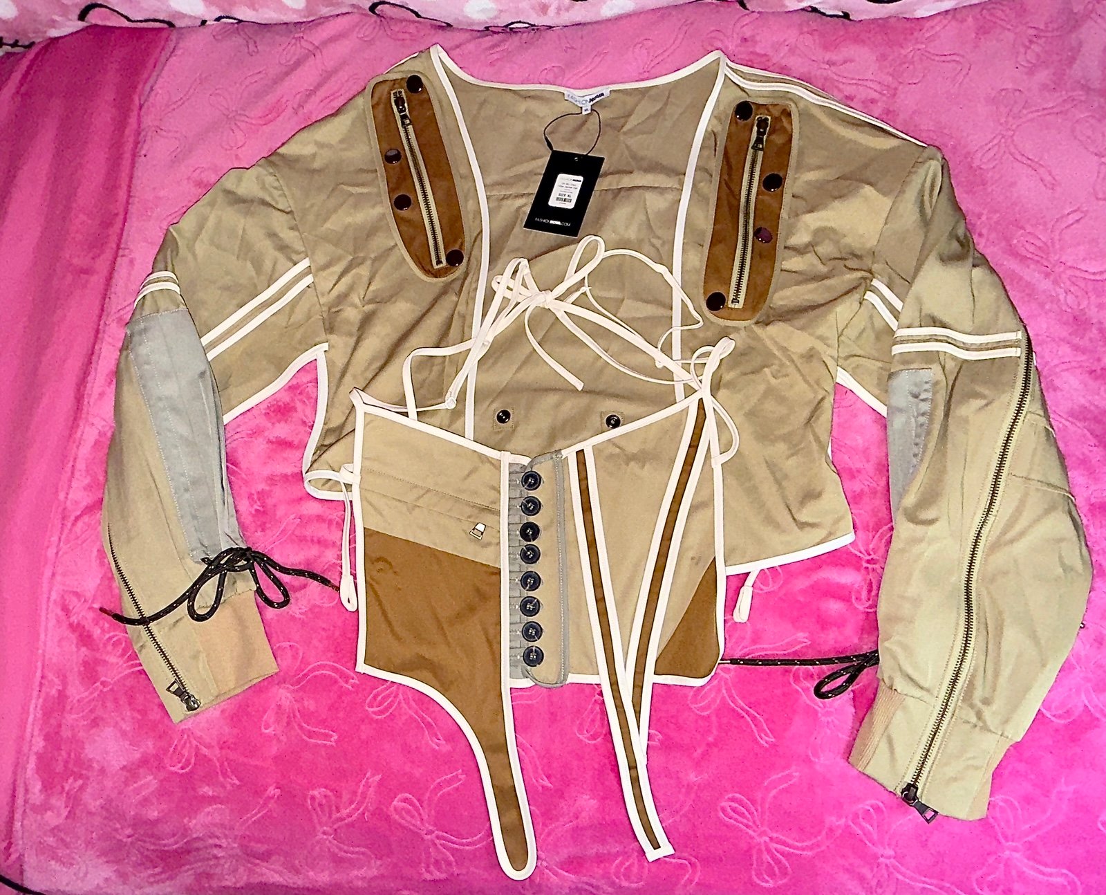 Fashion Nova top and jacket
