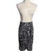 Show Me Your MUMU Black and White Stretch Wrap Style Skirt