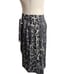 Show Me Your MUMU Black and White Stretch Wrap Style Skirt
