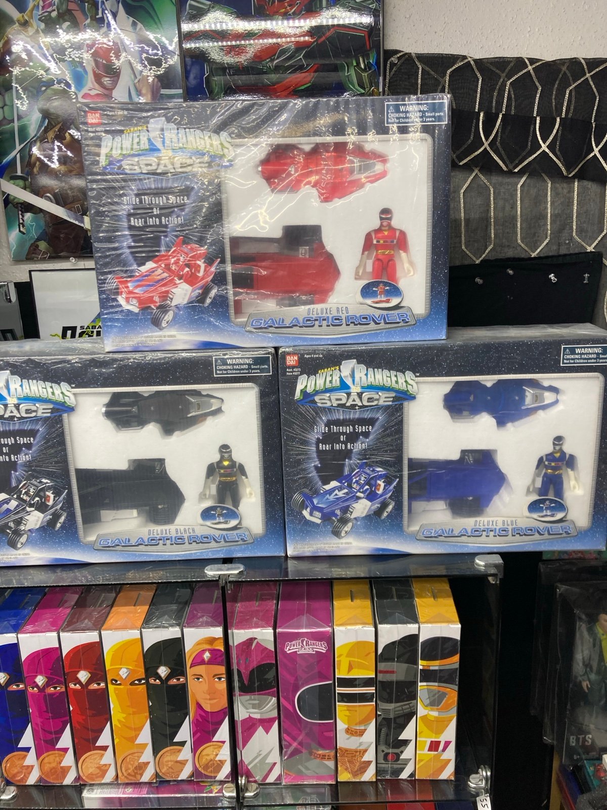 Power Rangers In Space Deluxe Galactic Rover Sets
