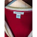 Women's 99 Jane Street Long Christmas Sweater Vest Size Medium Mrs Clause Red