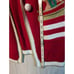 Women's 99 Jane Street Long Christmas Sweater Vest Size Medium Mrs Clause Red
