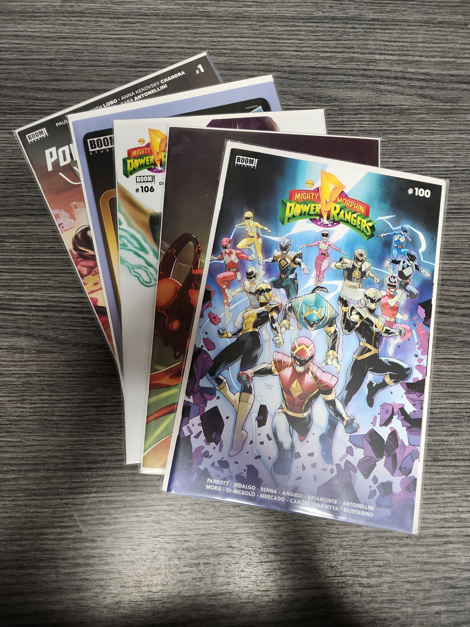POWER RANGERS LOT #1 #100 #104 #106 #107 1:10