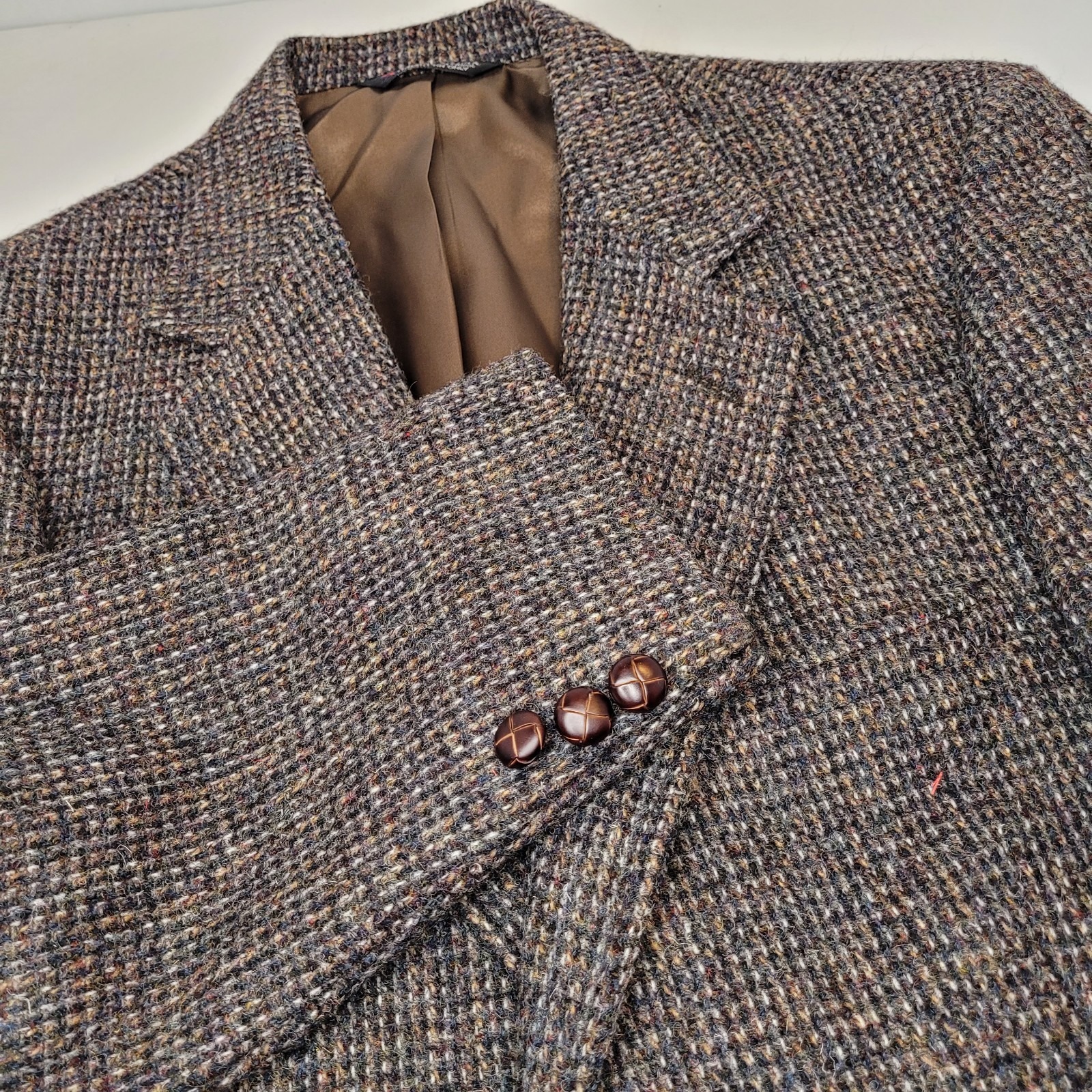 McGregor Soderstrom Harris Tweed Brown Blazer Size 42R