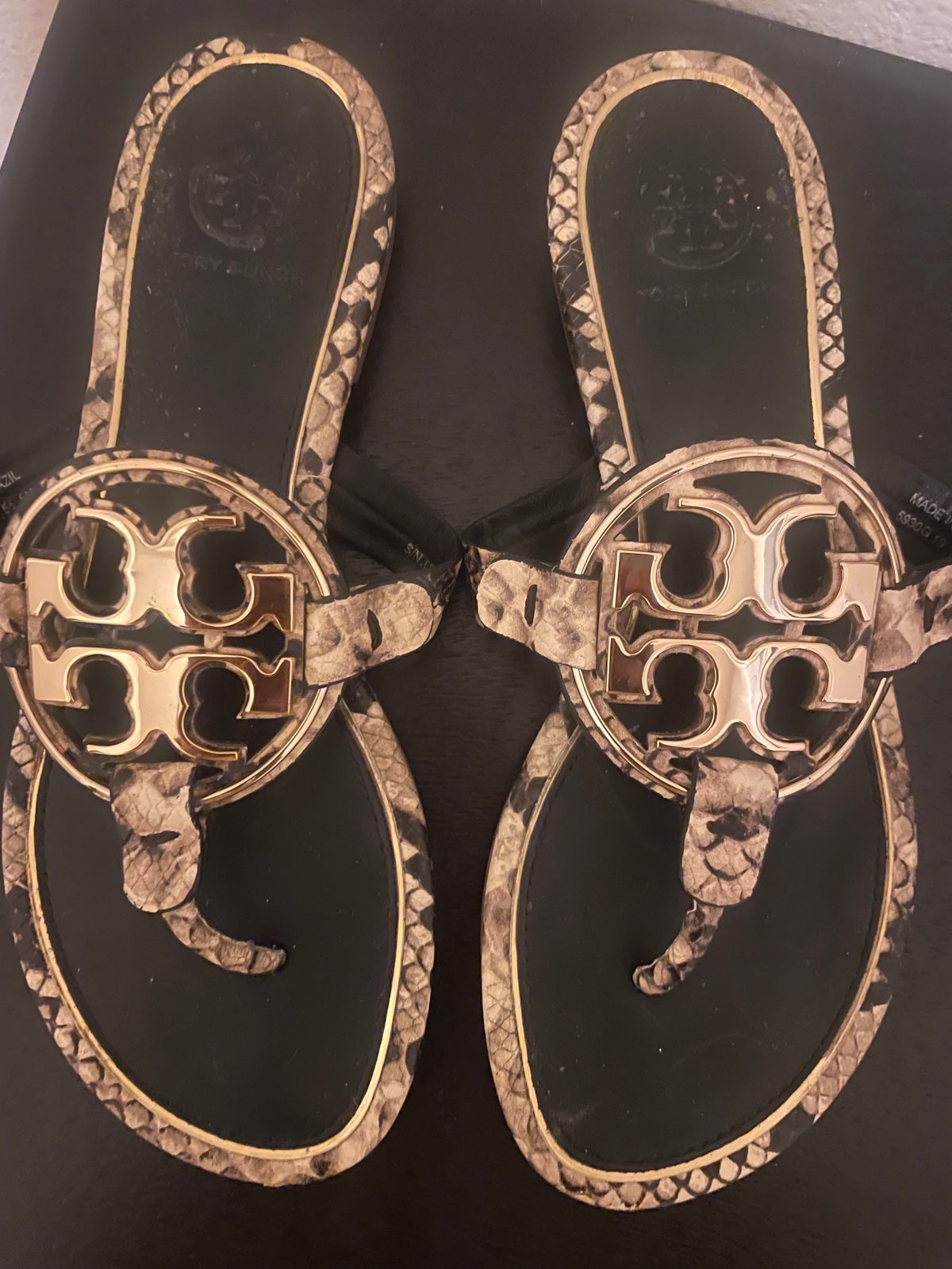 Tory Burch Metal Miller Sandal Rare