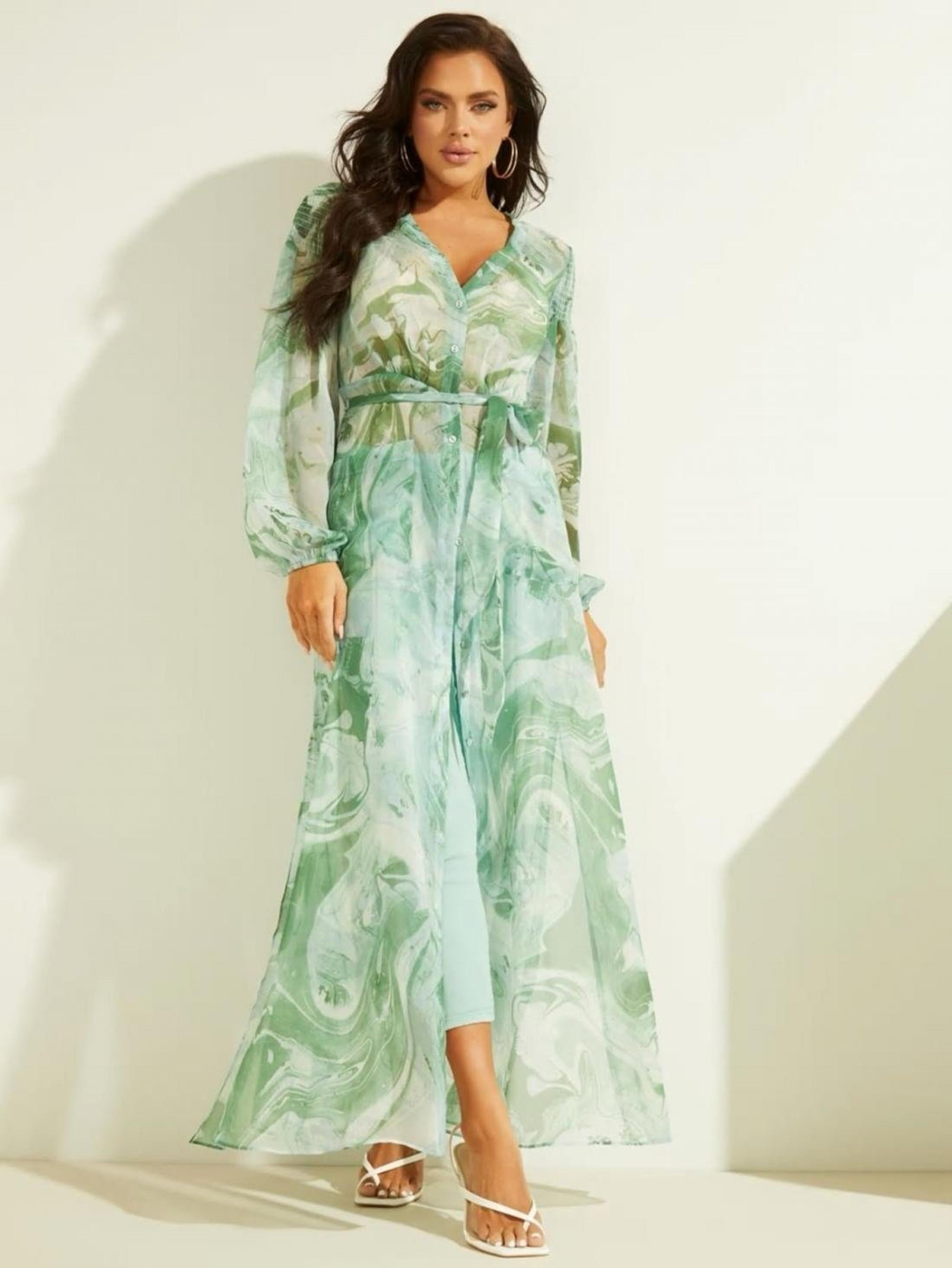 Guess Sheer Maxi Dress. Size Small.