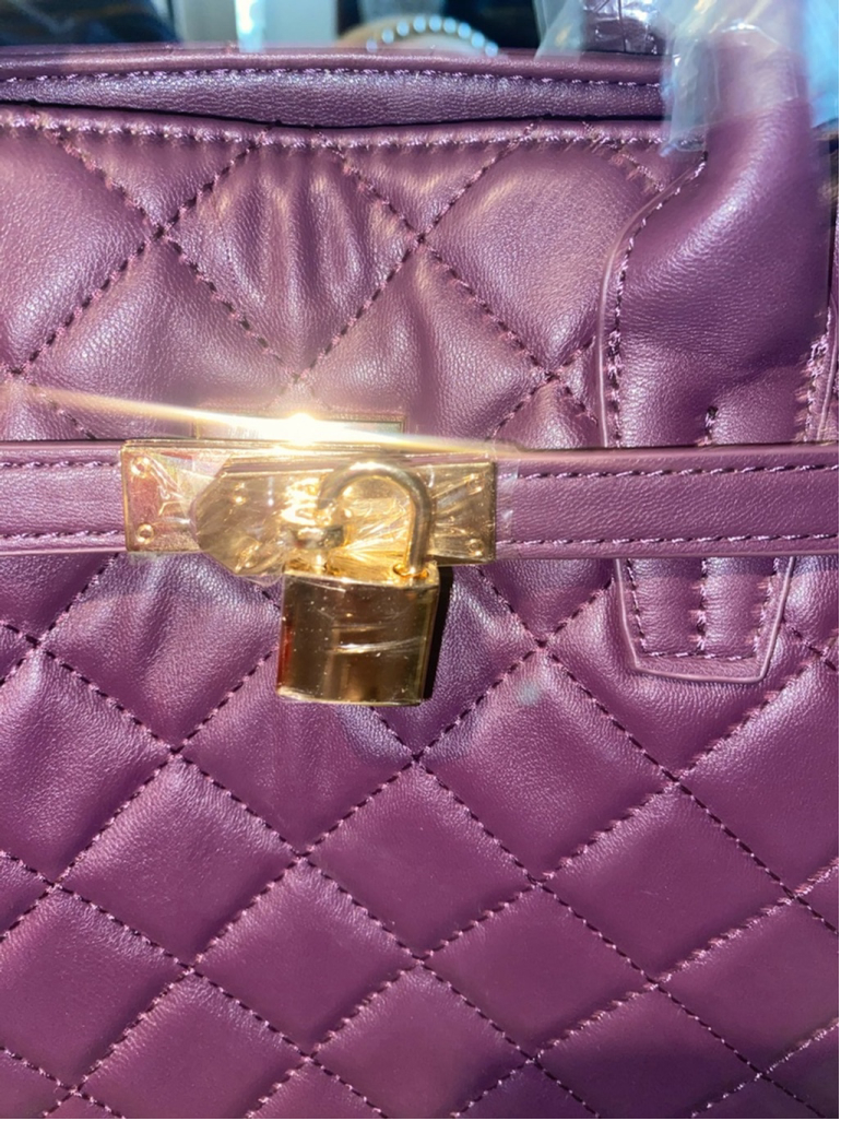 NWT Bagley Mischa purse, purple Vegan Leather