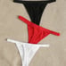 New Women's 3 Piece Set Naughty Queen Of Spades Thong Panties 4 Sizes 3 Colors