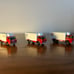 3 CUSTOM Vintage Burger King, In-n-Out, & White Castle Trucks