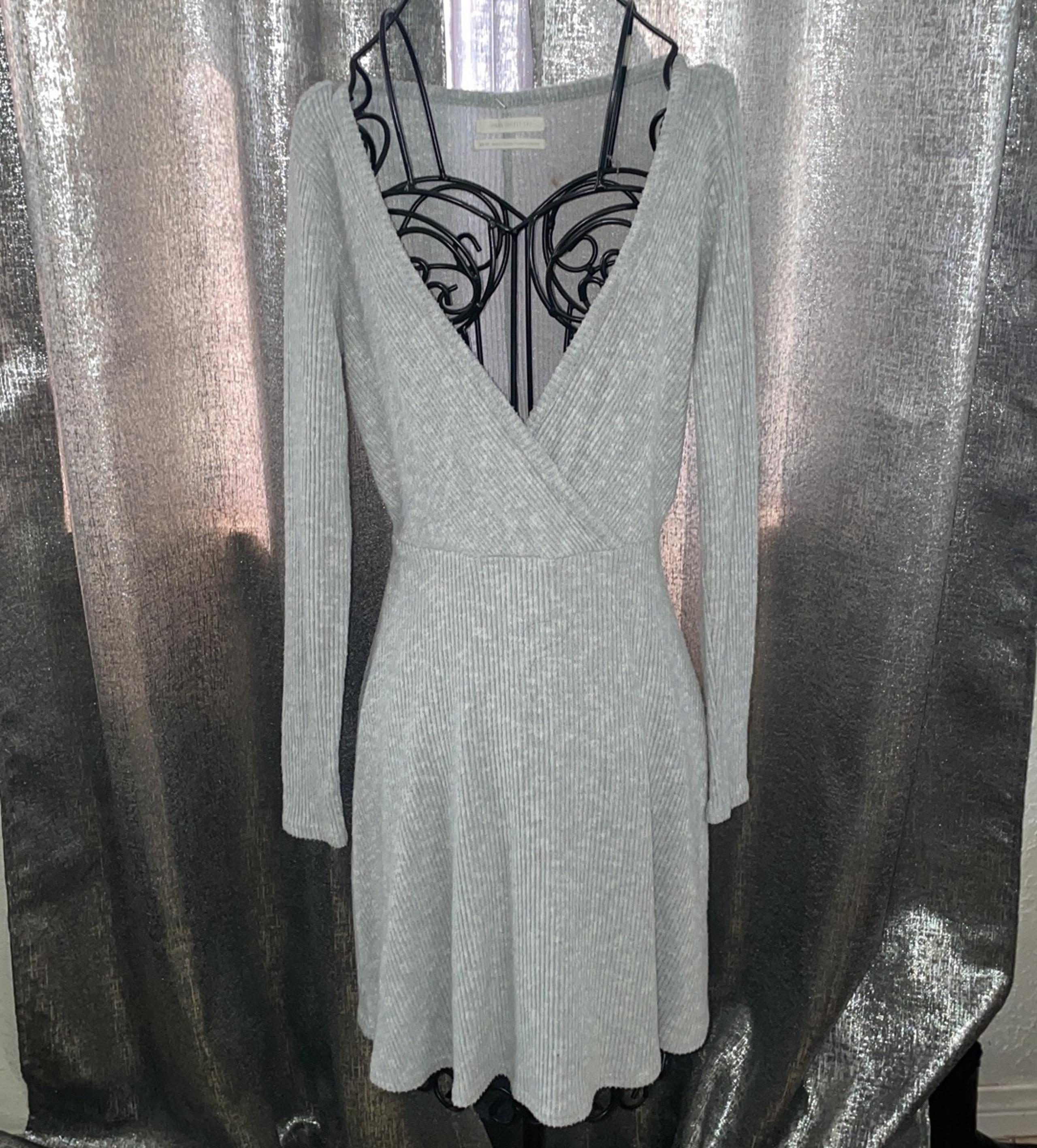 Urban Outfitters Grey Long Sleeve Dress size XS