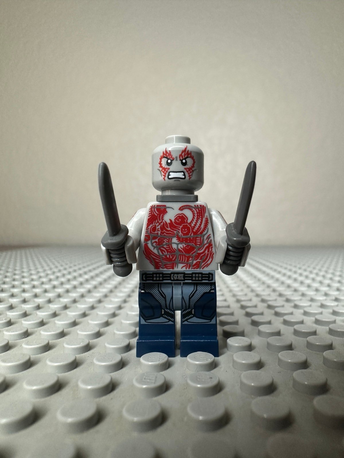 Lego Drax Dark Blue Legs with Jet Pack Minifigure
