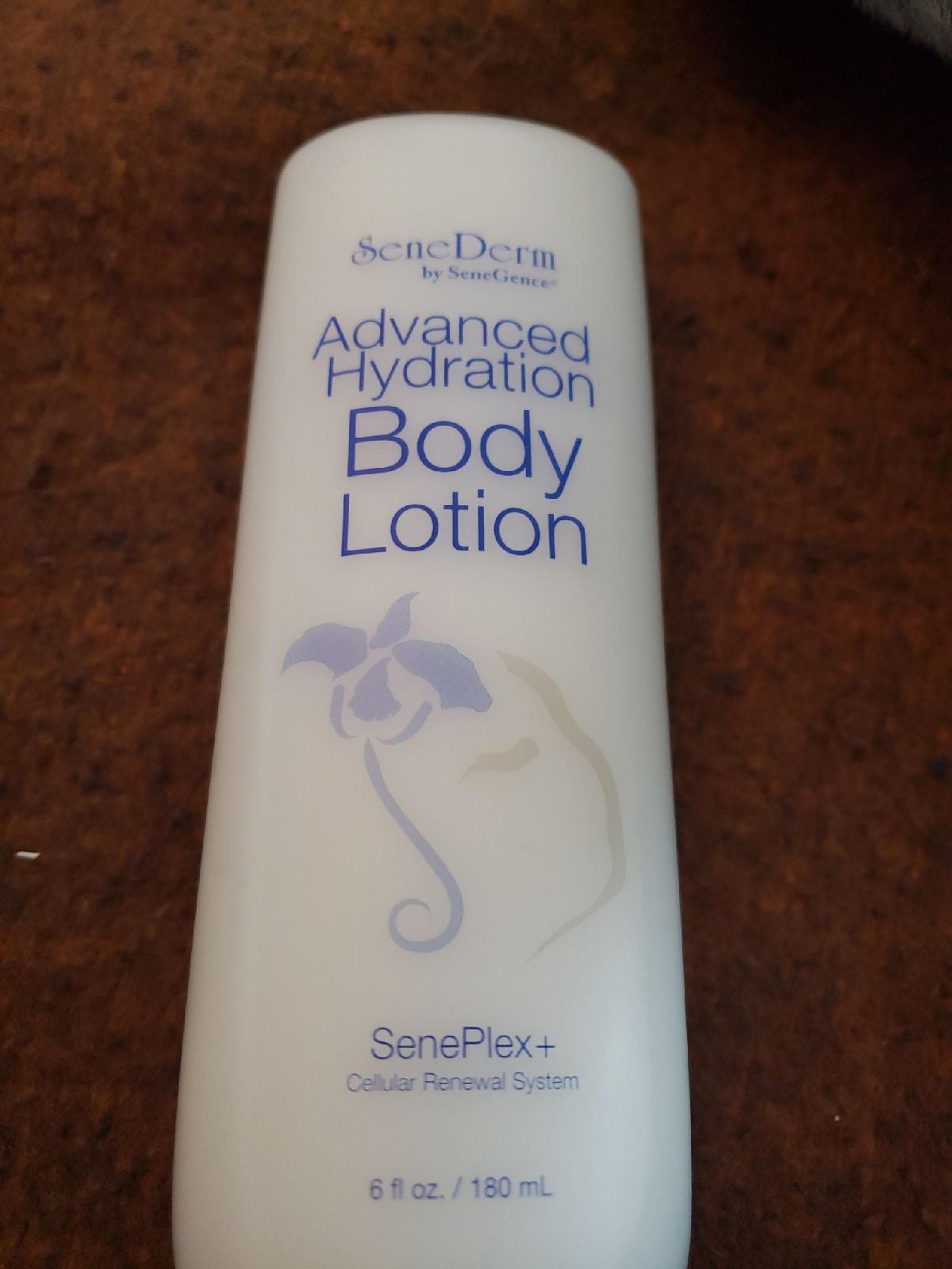 SENEGENCE ADVANCED HYDRATION  BODY LOTIO