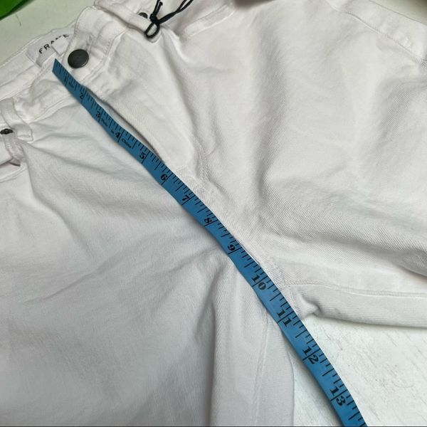 Frame Denim Le offers Pixie Beau Cotton White Crop Jean Size 26 MSRP $220