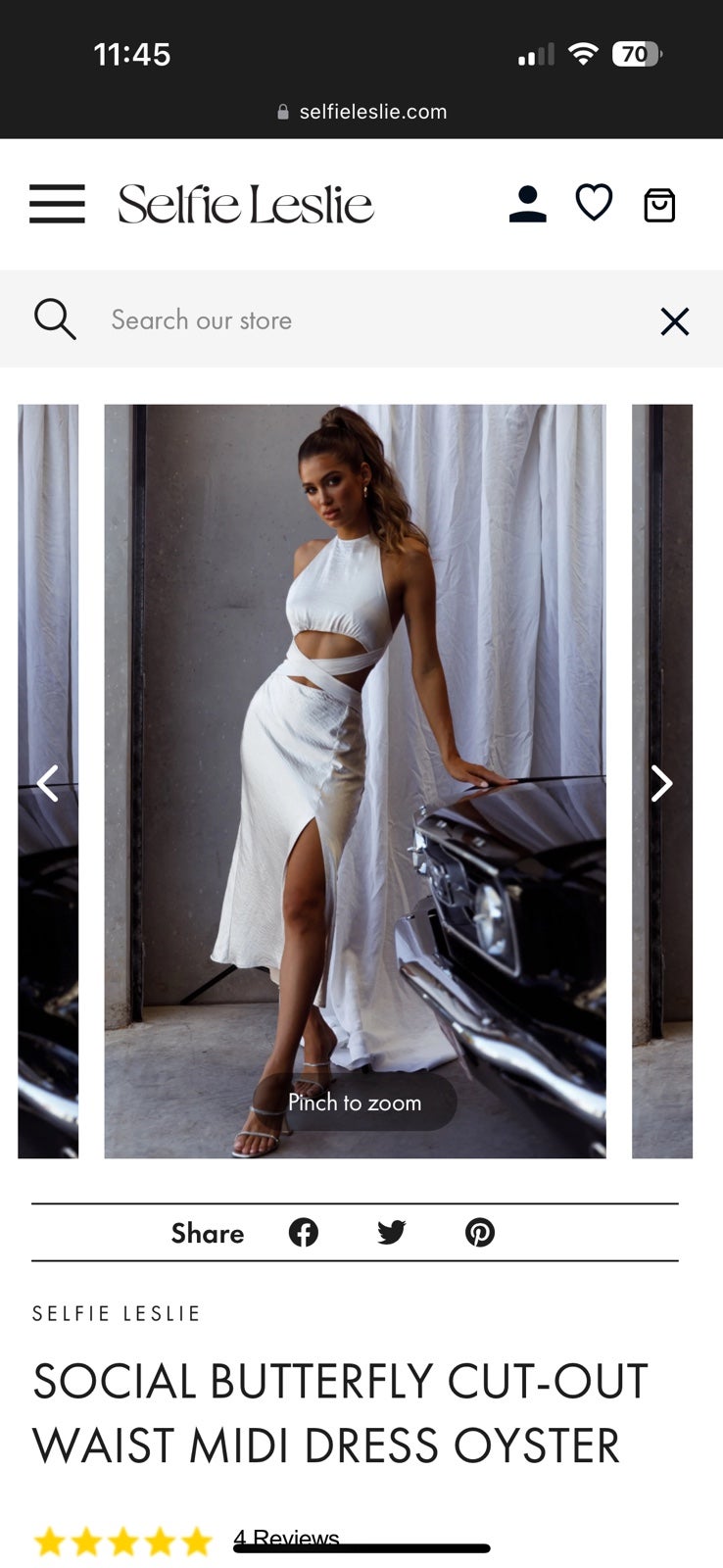 Selfie leslie top dress reviews