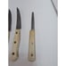 Lot Of 5 Vtg Old Homestead Kitchen Knives With Wood Handles Japan