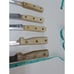 Lot Of 5 Vtg Old Homestead Kitchen Knives With Wood Handles Japan