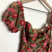 For Love & Lemons Amelia Strapless Dress Rosebud Mini Womens X- Small