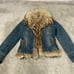 EPOCA Denim Jacket with Fur