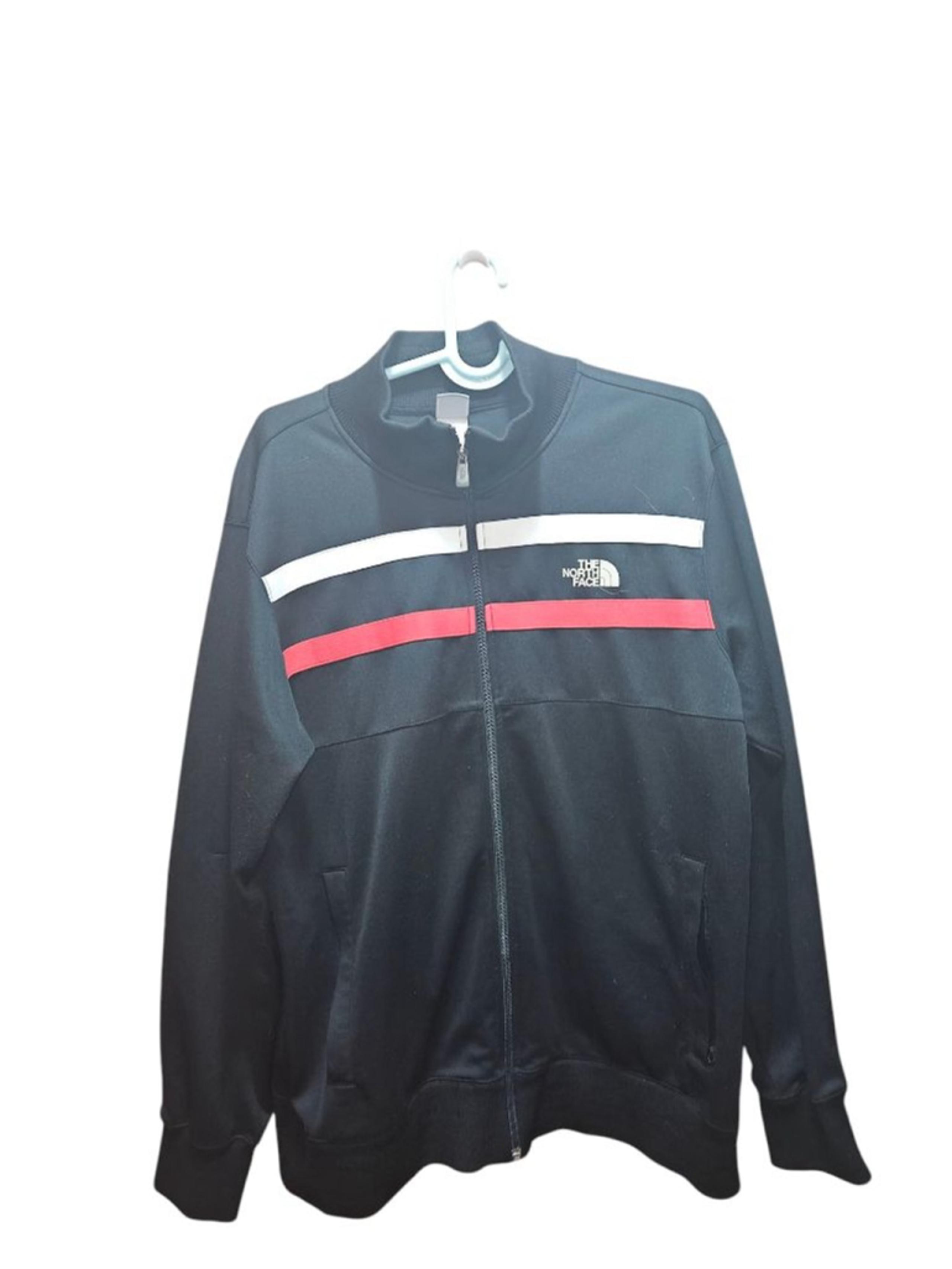 The North Face Track Jacket Men's XL Black Red