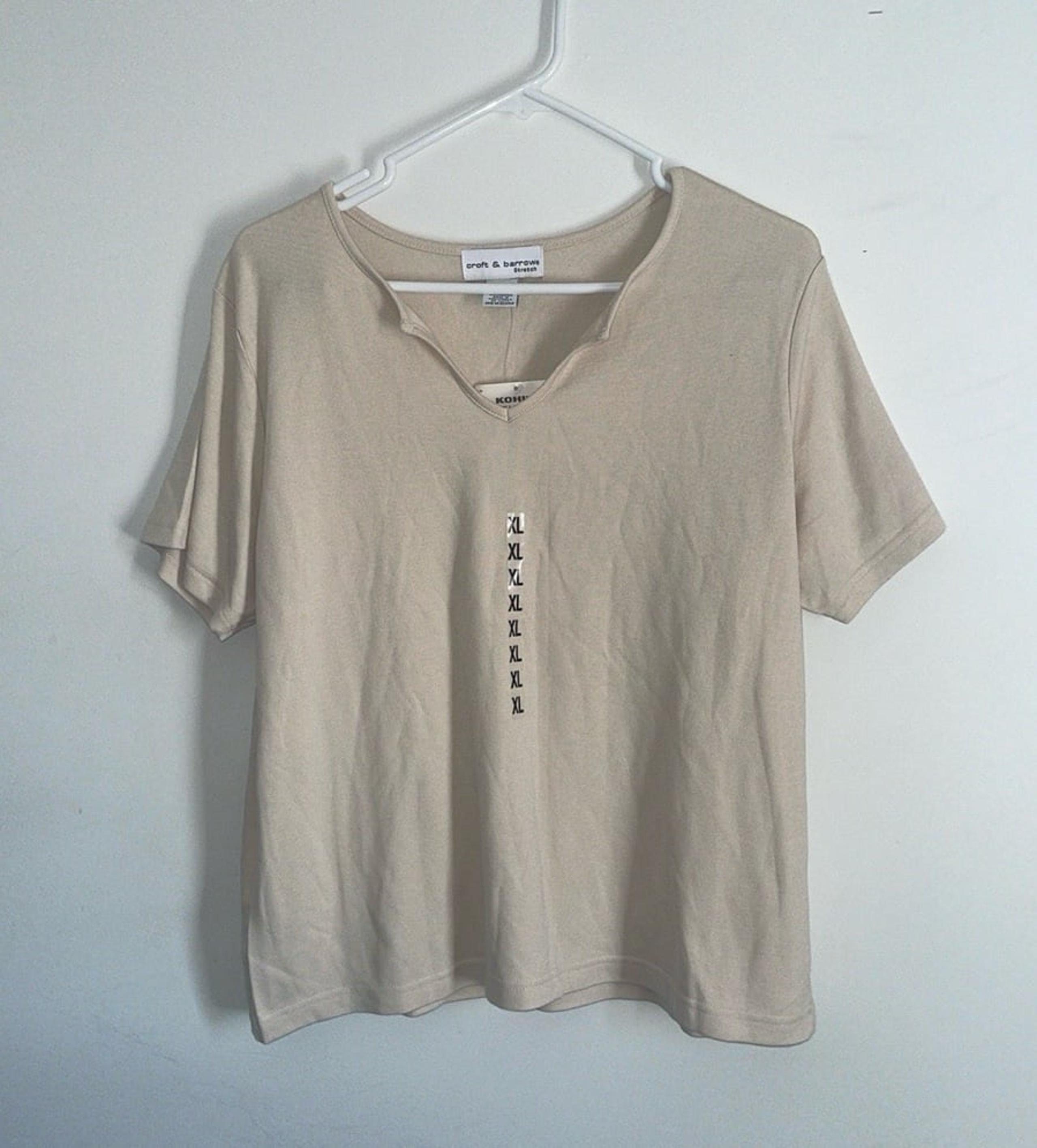 Croft & Barrow tshirt size XL