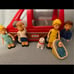 Little tikes VAN dollhouse PACKED with people baby dog