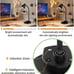 LED Desk Lamp with USB Charging Port 3 Color Modes Dimmable Reading Light
