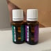 Young Living Lavender, Peppermint Essential Oils Bundle - New and Sealed 15ml