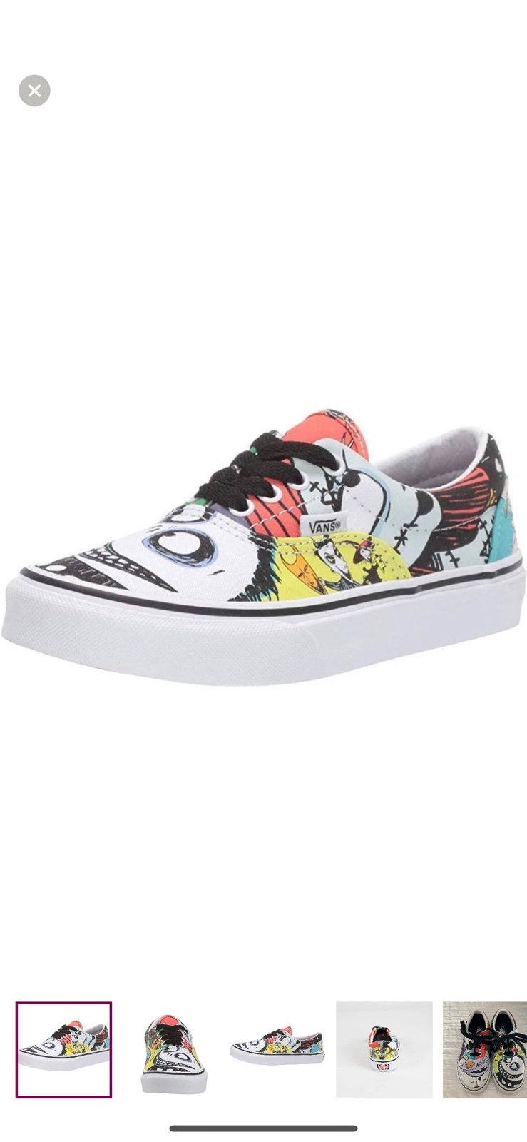 Vans era the nightmare before Christmas sneakers