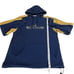 Vintage NFL St Louis Rams Hooded Fleece Blue Sweatshirt Mens Size Medium
