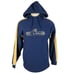 Vintage NFL St Louis Rams Hooded Fleece Blue Sweatshirt Mens Size Medium