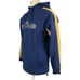 Vintage NFL St Louis Rams Hooded Fleece Blue Sweatshirt Mens Size Medium