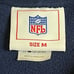Vintage NFL St Louis Rams Hooded Fleece Blue Sweatshirt Mens Size Medium
