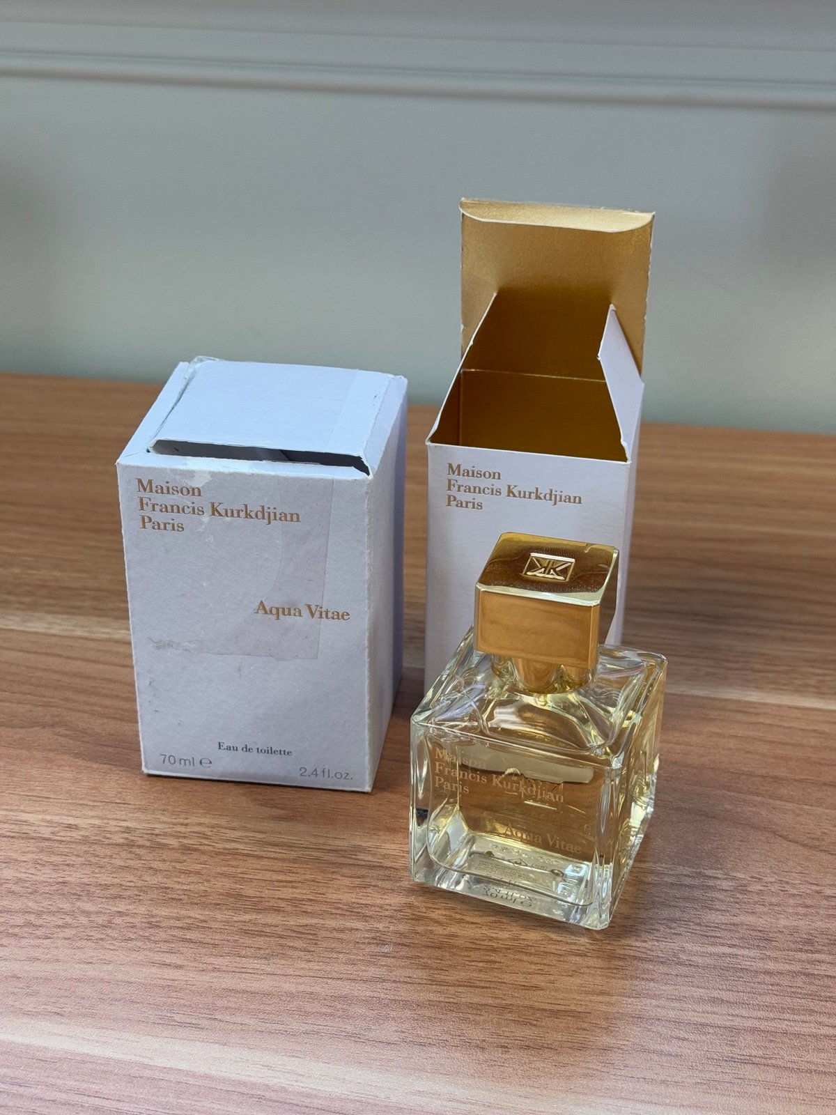 Aqua Vitae by Maison Francis Kurkdjian Eau De Toilette 2.4oz Spray 95% full