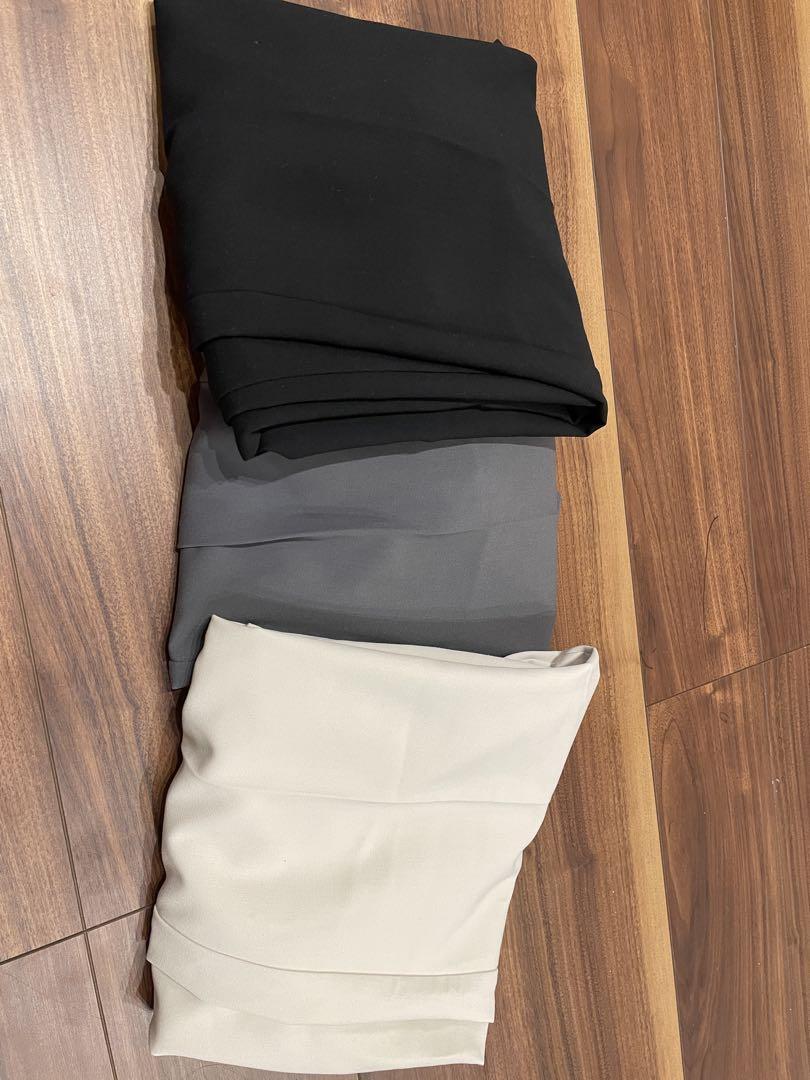 GU 3-Piece Tuck Tapered Pants Set