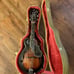The Loar Vintage Sunburst mandolin and case