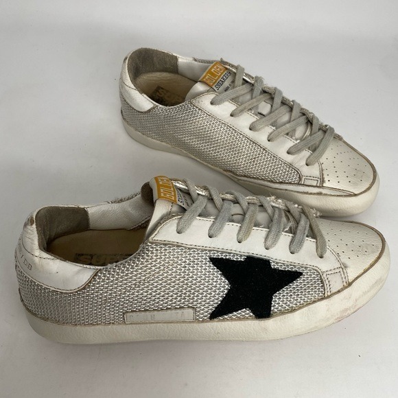 GOLDEN GOOSE SUPERSTAR SNEAKERS スニーカー Golden Goose Superstar mesh-panelled sneakers size 36/6 US