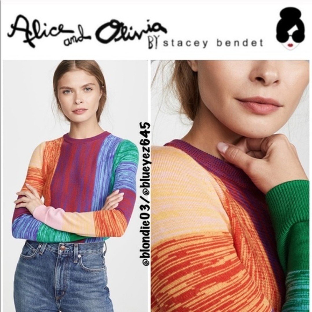 Alice + Olivia “Connie” cropped sweater S