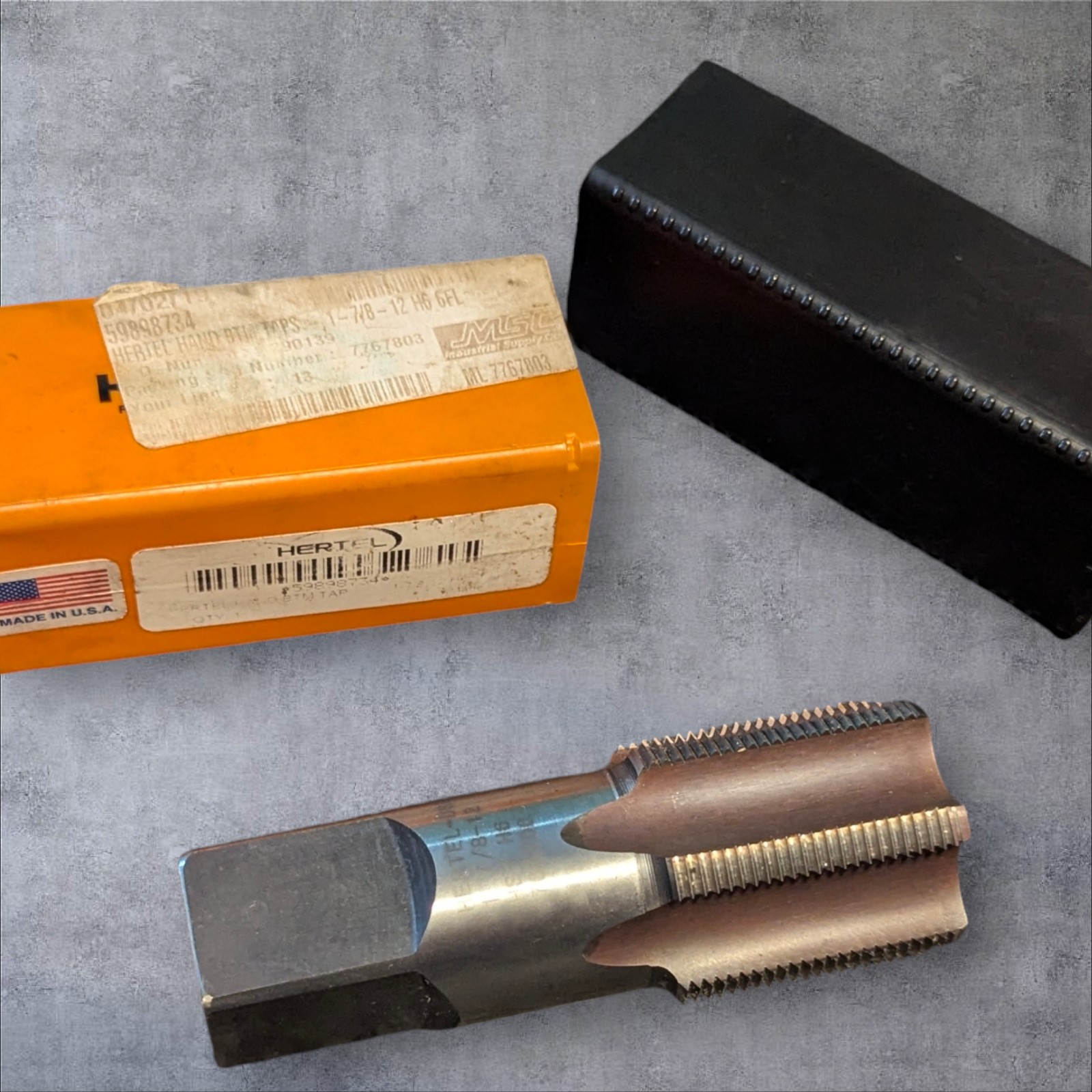 Hertel 1-7/8-12 PIPE TAP HSS H6 6FL 476