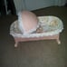 Vintage doll cradle