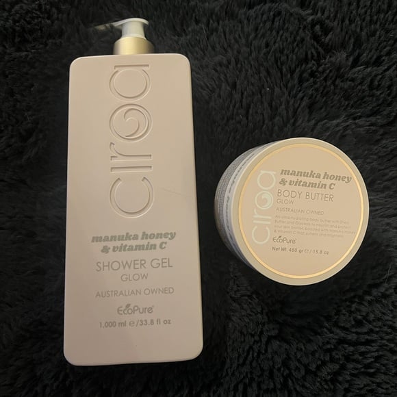 NEW CIROA manuka honey & vitamin C Body Butter & Body Wash Bundle