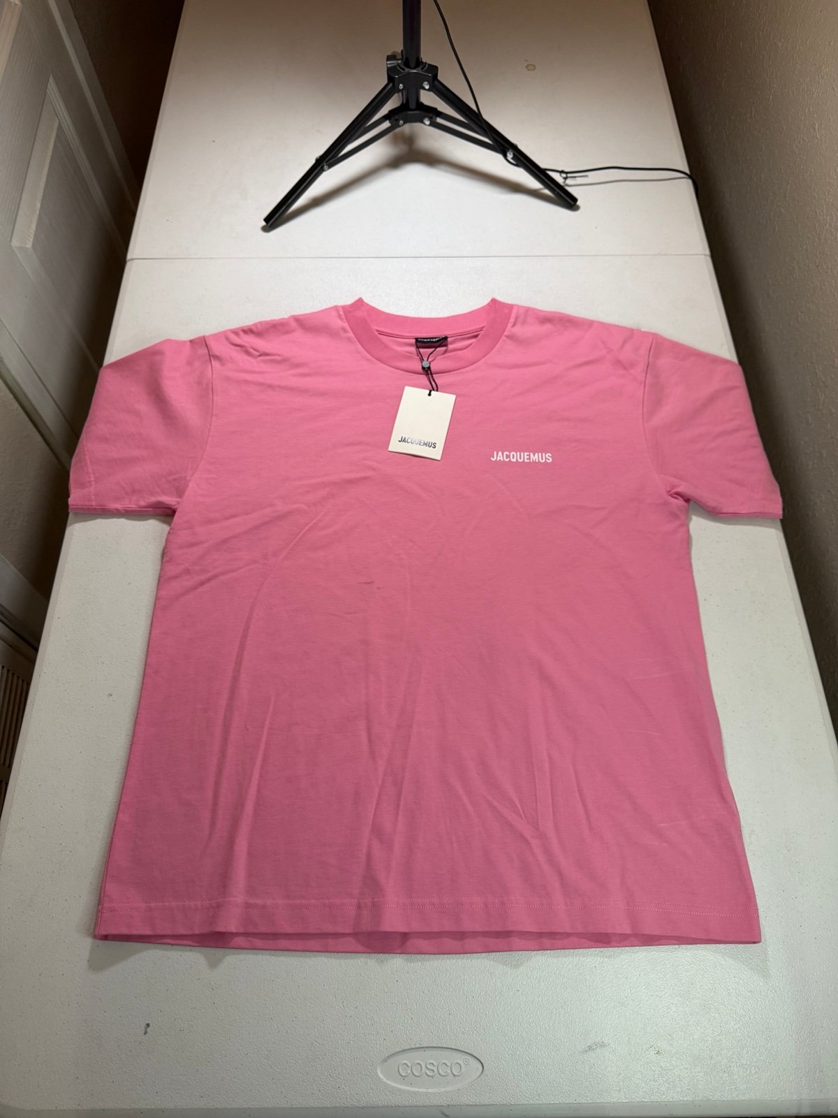 270 New JACQUEMUS THE JACQUEMUS LOGO TEE Sz L
