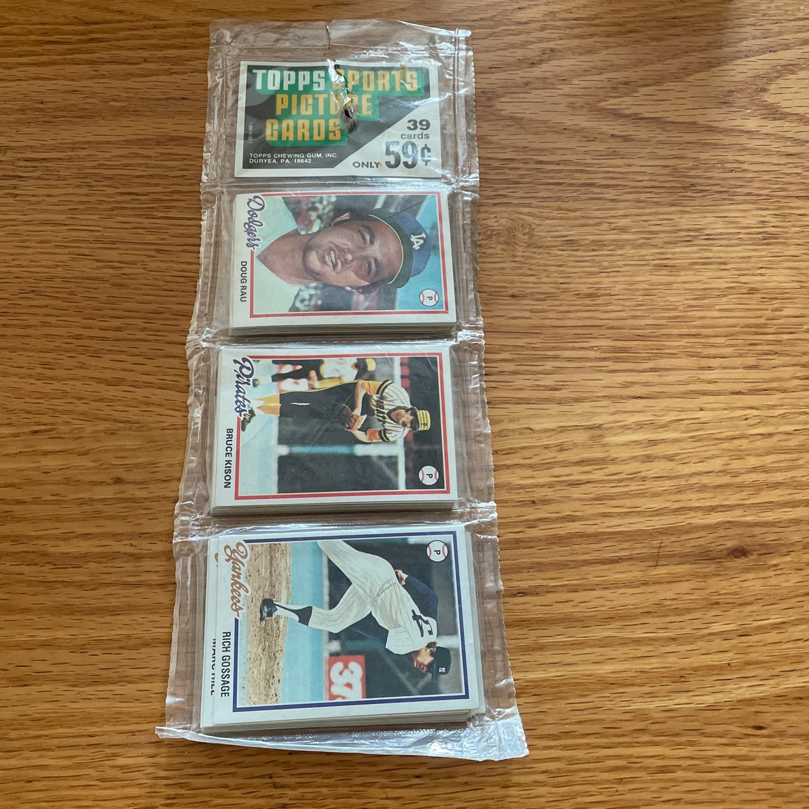 1978 Topps MLB Rack Pack