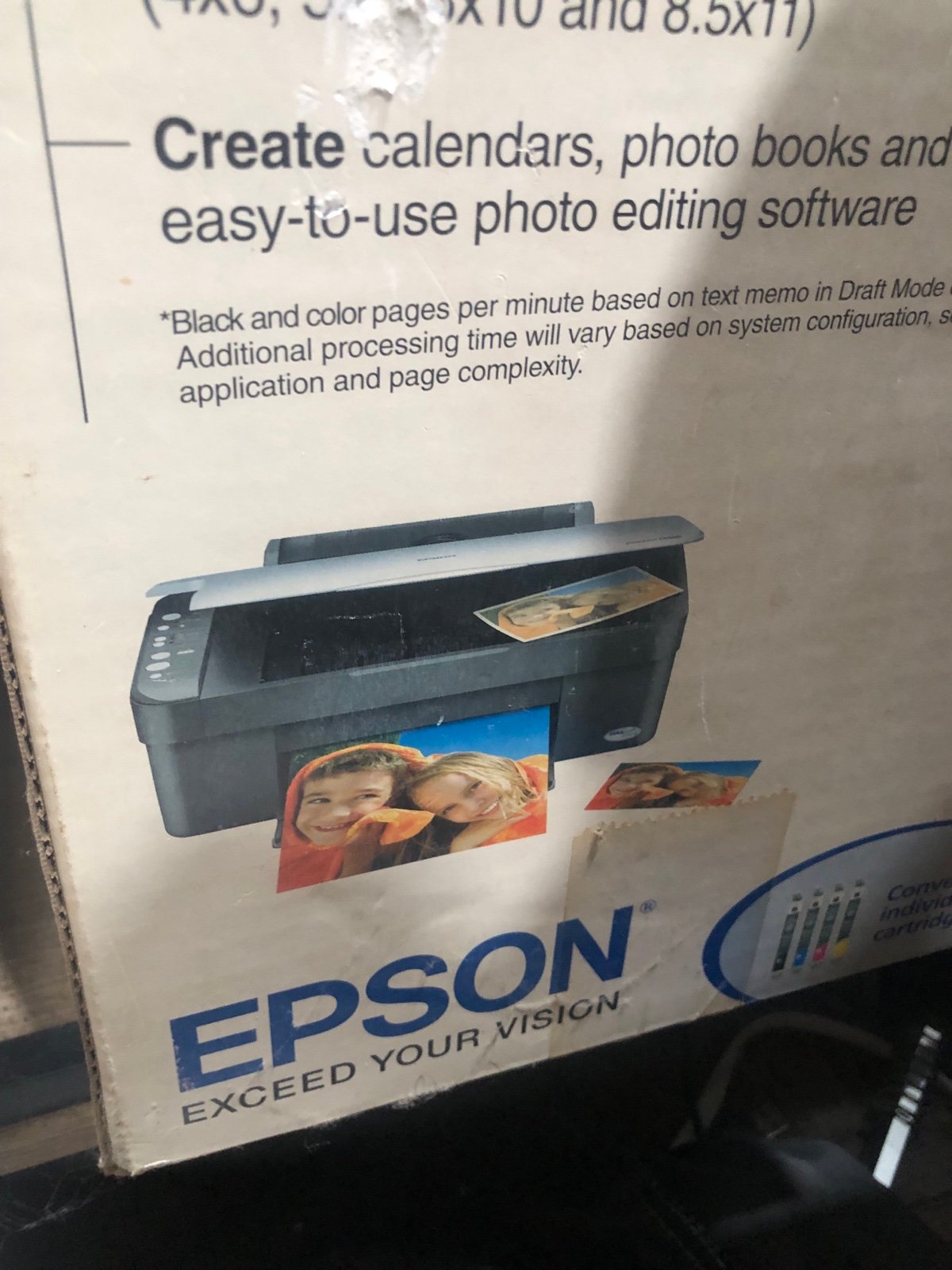 Epsonin it’s a printer in n box never used
