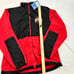 Collegiate Ohio State Buckeyes Fleece Jacket Unisex Red Black Full Zip Large