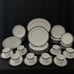 Austin Platinum by Noritake - 50pc Estate Set of Platinum Edged Dinnerware