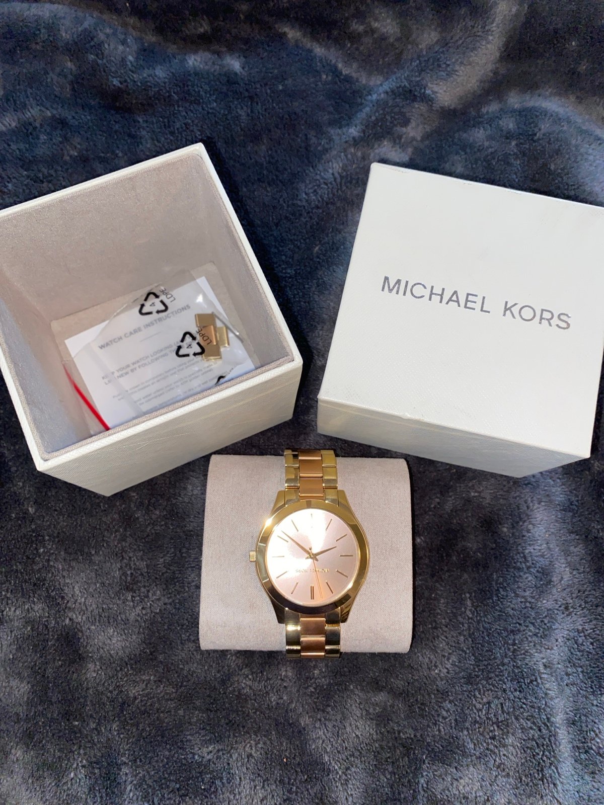 Michael Kors Gold & Rose Gold Womens Watch