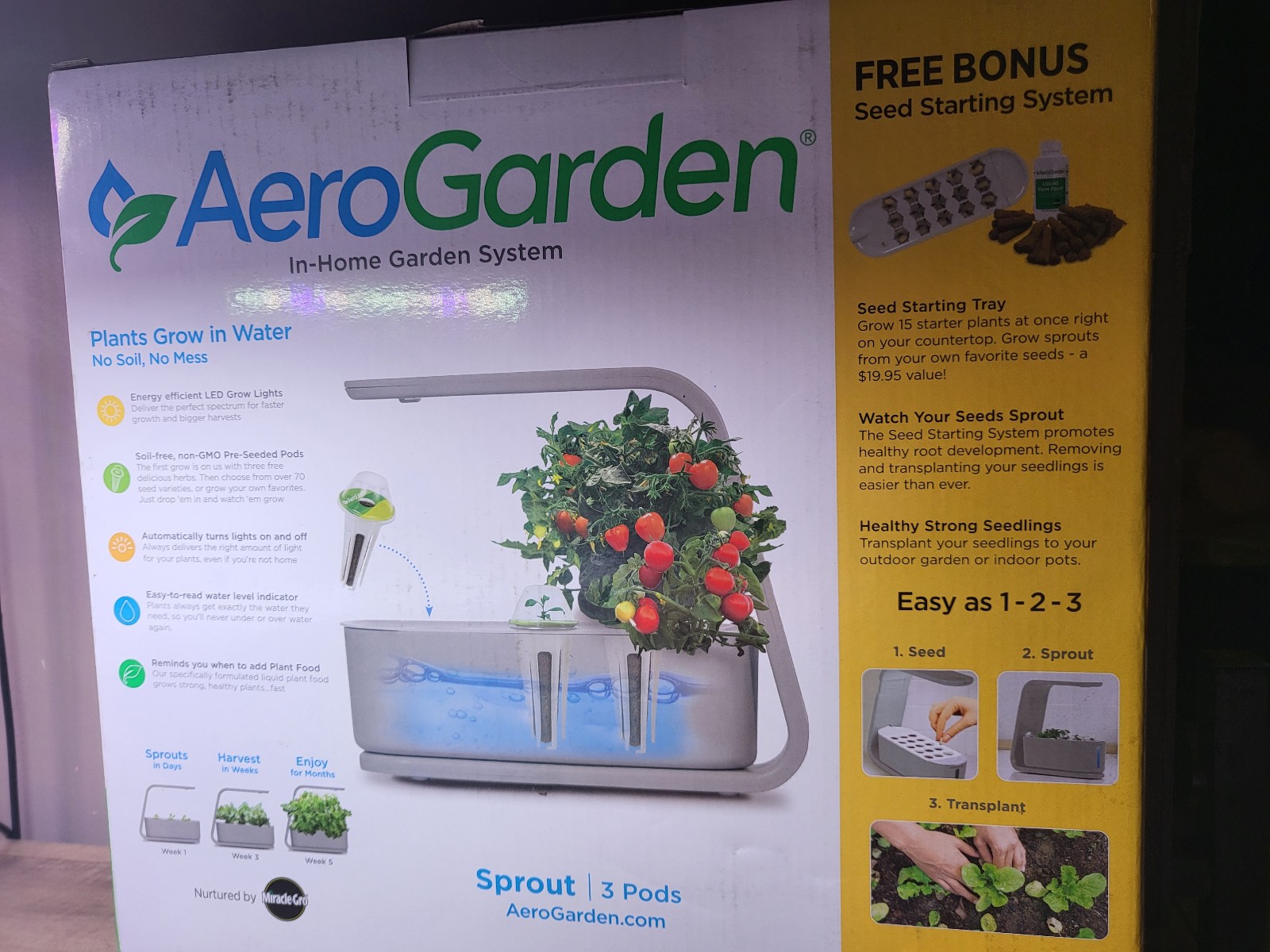 Aerogarden Sprout (Brand new in box)