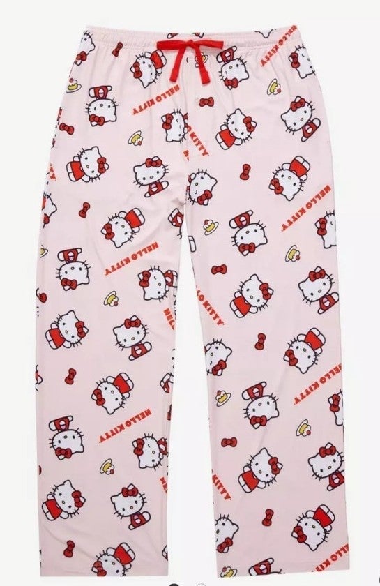 New Sanrio Hello Kitty Sweet Treats Allover Print Sleep Pants
