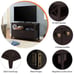 Wood TV Stand Console Table
