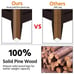 Wood TV Stand Console Table
